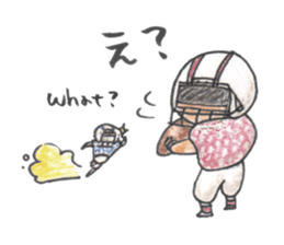 K's American football_after correction sticker #7608708