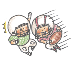 K's American football_after correction sticker #7608717