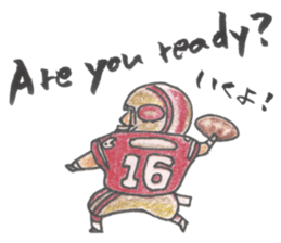 K's American football_after correction sticker #7608725