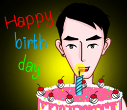 TOM Happy Guy sticker #7608978