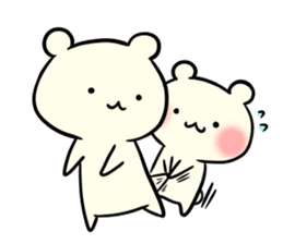 Adorable Kumako & Chibikuma 5 sticker #7608983