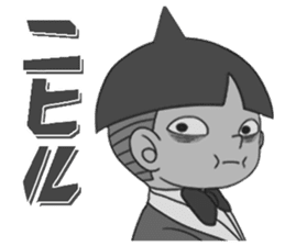 "Darkness Boy Santa" Stickers sticker #7609460