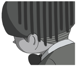 "Darkness Boy Santa" Stickers sticker #7609462