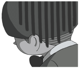 "Darkness Boy Santa" Stickers sticker #7609462