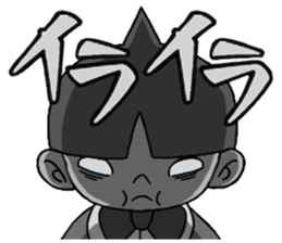 "Darkness Boy Santa" Stickers sticker #7609465