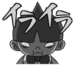 "Darkness Boy Santa" Stickers sticker #7609465