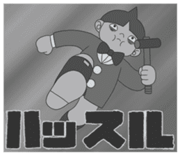 "Darkness Boy Santa" Stickers sticker #7609468