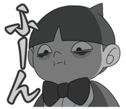 "Darkness Boy Santa" Stickers sticker #7609470