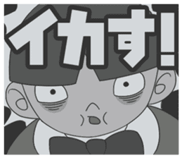 "Darkness Boy Santa" Stickers sticker #7609471