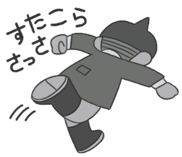 "Darkness Boy Santa" Stickers sticker #7609472