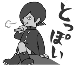 "Darkness Boy Santa" Stickers sticker #7609480