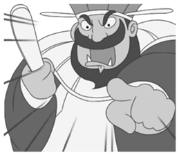 "Darkness Boy Santa" Stickers sticker #7609482