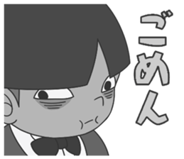 "Darkness Boy Santa" Stickers sticker #7609484