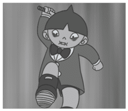 "Darkness Boy Santa" Stickers sticker #7609488