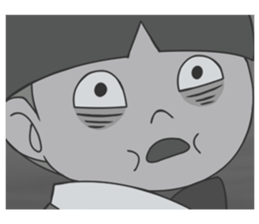 "Darkness Boy Santa" Stickers sticker #7609490