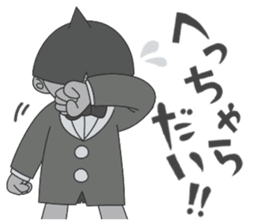 "Darkness Boy Santa" Stickers sticker #7609491