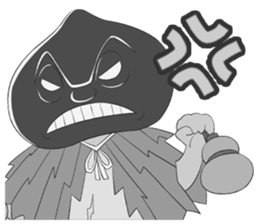 "Darkness Boy Santa" Stickers sticker #7609493