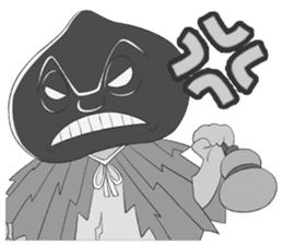 "Darkness Boy Santa" Stickers sticker #7609493