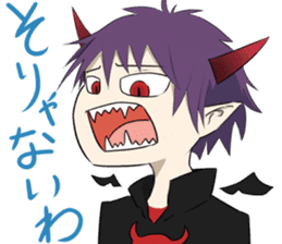 Small devil sticker #7609540