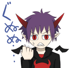 Small devil sticker #7609547