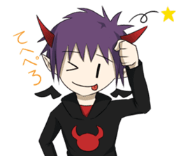 Small devil sticker #7609564