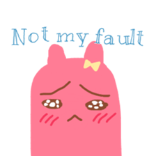 Pinky the Bunny sticker #7609832