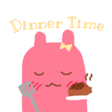 Pinky the Bunny sticker #7609848