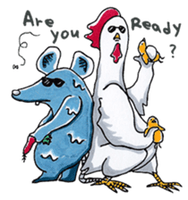 Chickeny & Ratch sticker #7609930