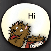 When the wolf encounter her sticker #7610383