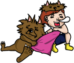 When the wolf encounter her sticker #7610386