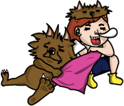 When the wolf encounter her sticker #7610386