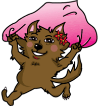 When the wolf encounter her sticker #7610399