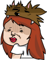 When the wolf encounter her sticker #7610400