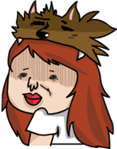 When the wolf encounter her sticker #7610400