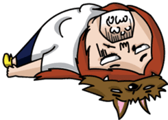 When the wolf encounter her sticker #7610411