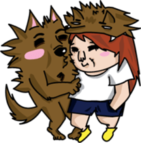 When the wolf encounter her sticker #7610412
