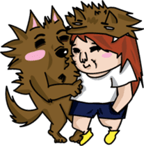 When the wolf encounter her sticker #7610412