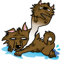 When the wolf encounter her sticker #7610415