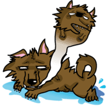 When the wolf encounter her sticker #7610415