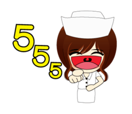 young nurse sticker #7610436