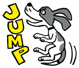 flap-flap lop-eared dog sticker #7611344