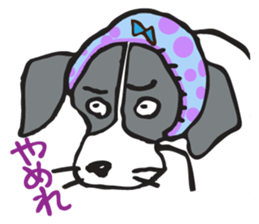 flap-flap lop-eared dog sticker #7611348