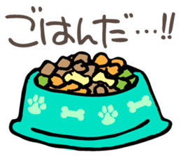 flap-flap lop-eared dog sticker #7611357