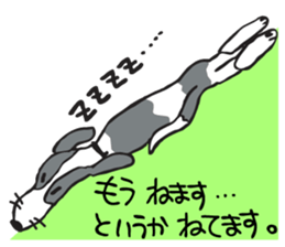 flap-flap lop-eared dog sticker #7611359