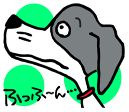 flap-flap lop-eared dog sticker #7611365