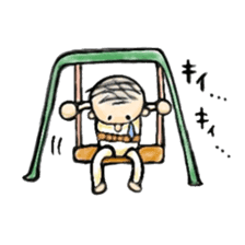 Kawaii-OYAJI ; Japanese father sticker #7612616