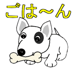 I Love  bull terrier sticker #7612845