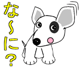 I Love  bull terrier sticker #7612853