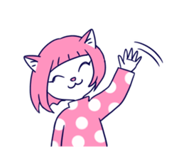 Cat sisters 2 sticker #7613969