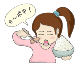 RUNNERS STAMP(Girl) sticker #7614438